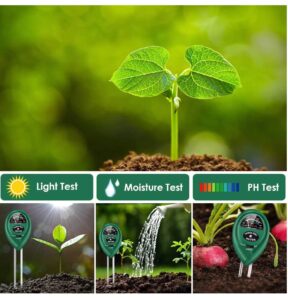 3-in-1 Soil Tester – Check pH, Light & Humidity for Healthy Plants