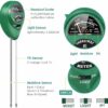 Soil pH Meter 3 in 1 Plant Soil Testing Kit With pH Light Soil Moisture Meter for Garden Care Farm Lawn Indoor Outdoor