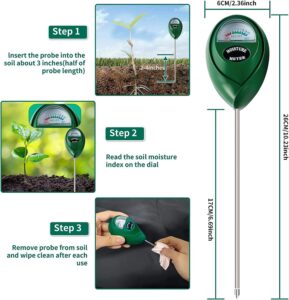 3-Way Soil Monitor – Track Plant Health Easily