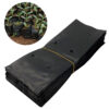 black plastic nursery grow bags main set