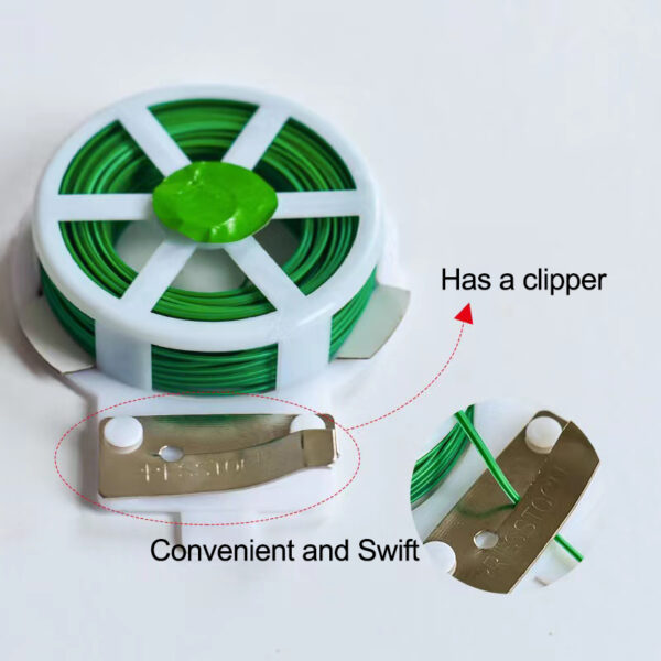 50m 100m Gardening Plant Twsit Tie with Cutter