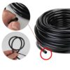 4mm ID x 7mm OD Garden Drip Irrigation Tubing, UV-Resistant PE Flexible Water Hose for Greenhouse, Lawn, Potted Plants & Hydroponics