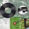 4mm ID x 7mm OD Garden Drip Irrigation Tubing, UV-Resistant PE Flexible Water Hose for Greenhouse, Lawn, Potted Plants & Hydroponics