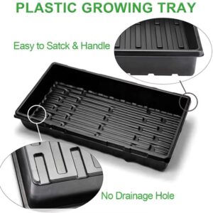No-Hole Plastic Seedling Tray (Flat Growing Tray