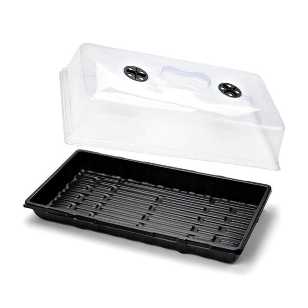 Black Seedling Tray Flat Plate for Greenhouse Seedling Cutivation