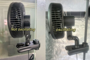 Tool-Free Clip-On Fan for Grow Tents – Easy Ventilation for Hydroponic Gardens