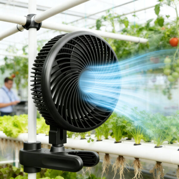 Easy to install: Clip it on any pole or bar in your grow tent. No tools needed. Keeps plants healthy: Moves air to prevent mold and help plants grow strong. Quiet & small: Doesn’t make loud noise, fits in small spaces. Portable: Clip it anywhere—grow tents, greenhouses, or indoor gardens.