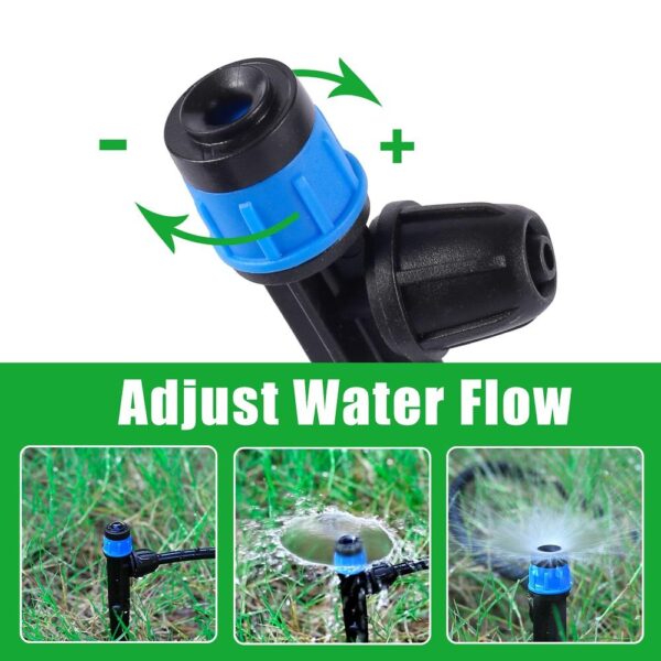 Irrigation Dripper on Stake Emitter Drip Irrigation System Micro Adjustable Micro Turbo Sprinkler.