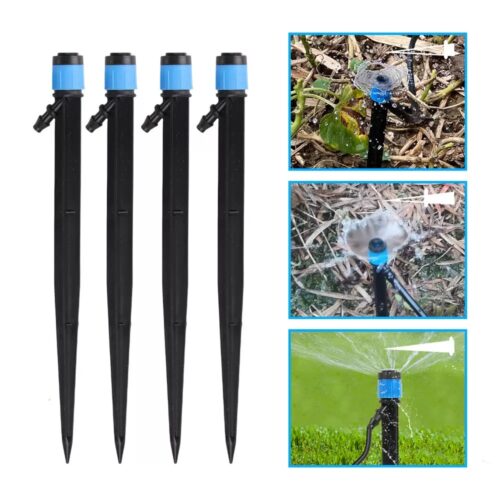 Irrigation Dripper on Stake Emitter Drip Irrigation System Micro Adjustable Micro Turbo Sprinkler.
