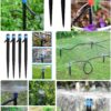 Irrigation Dripper on Stake Emitter Drip Irrigation System Micro Adjustable Micro Turbo Sprinkler.