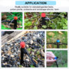 Irrigation Dripper on Stake Emitter Drip Irrigation System Micro Adjustable Micro Turbo Sprinkler.